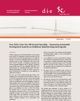 Post 2015: enter the UN General Assembly: harnessing Sustainable Development Goals for an ambitious global development agenda