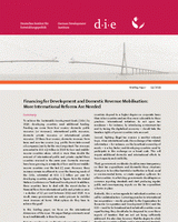Financing for development and domestic revenue mobilisation: more international reforms are needed