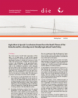 Agriculture is special: conclusions drawn from the death throes of the Doha round for a development-friendly agricultural trade policy