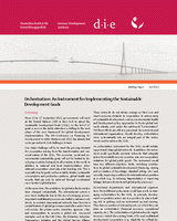 Orchestration: an instrument for implementing the Sustainable Development Goals