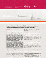 Scope and structure of German official development assistance: trends and implications for the BMZ and other ministries