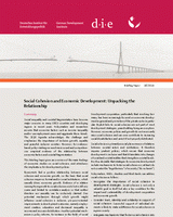 Social cohesion and economic development: unpacking the relationship