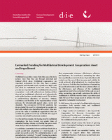 Earmarked funding for multilateral development cooperation: asset and impediment