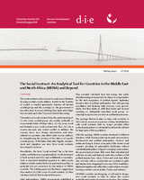 The social contract: an analytical tool for countries in the Middle East and North Africa (MENA) and beyond