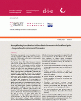 Strengthening coordination in river basin governance in southern Spain: cooperation, incentives and persuasion