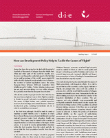 How can development policy help to tackle the causes of flight?