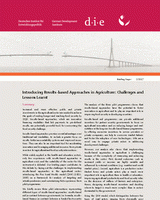 Introducing results-based approaches in agriculture: challenges and lessons learnt