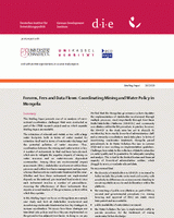 Forums, fees and data flows: coordinating mining and water policy in Mongolia