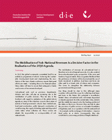 The mobilisation of sub-national revenues is a decisive factor in the realisation of the 2030 Agenda