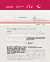 Risks of maladaptation: climate insurance in agriculture