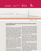 Capacity Building in Support of Security and Development (CBSD): securitising EU development policy?
