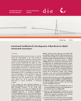 Investment facilitation for development: a new route to global investment governance