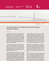 Post-2015: the EU can contribute more than aid to the global development agenda