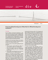 Financing global development: What role for official development assistance?