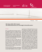 The future of the ODA concept: the political dimensions of a seemingly technical discussion