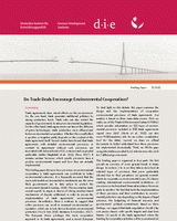 Do trade deals encourage environmental cooperation?