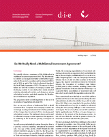 Do we really need a multilateral investment agreement?