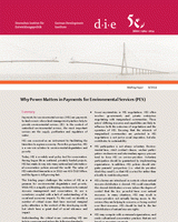 Why power matters in Payments for Environmental Services (PES)