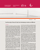 Food security in times of crisis: poor developing countries are different