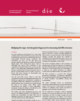 Bridging the gaps: an integrated approach to assessing aid effectiveness