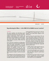Repositioning but where – Is the UNDS fit for middle-income countries?