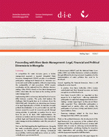 Proceeding with River Basin Management: legal, financial and political dimensions in Mongolia