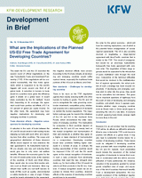 What are the implications of the planned US-EU free trade agreement for developing countries?