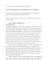 Chinese and Indian megacities as actors of global governance for sustainability