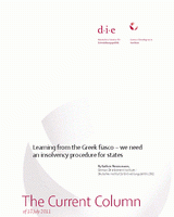Learning from the Greek fiasco: we need an insolvency procedure for states