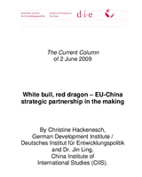 White bull, red dragon: EU-China strategic partnership in the making