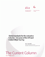 Global standards for the extractive industry: ten years of the EITI and Publish What You Pay