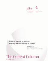 The G20 summit in Mexico: nothing but declarations of intent?