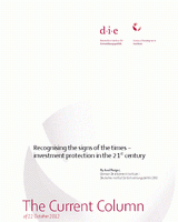 Recognising the signs of the times: investment protection in the 21st century