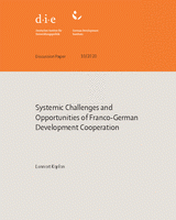 Systemic challenges and opportunities of Franco-German development cooperation