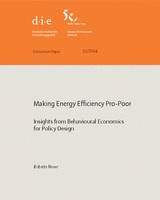 Making energy efficiency pro-poor: insights from behavioural economics for policy design