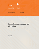 Donor transparency and aid allocation