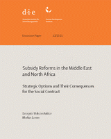Subsidy reforms in the Middle East and North Africa: strategic options and their consequences for the social contract