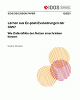 Lernen aus Ex-post-Evaluierungen der KfW? Wie Zielkonflikte den Nutzen einschränken können