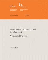 International cooperation and development: a conceptual overview