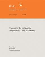 Promoting the Sustainable Development Goals in Germany