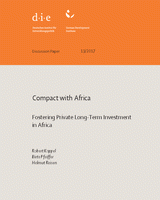 Compact with Africa: fostering private long-term investment in Africa