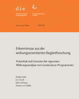 Erkenntnisse aus der wirkungsorientierten Begleitforschung: Potential und Grenzen der rigorosen Wirkungsanalyse von Governance-Programmen