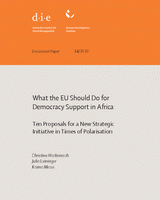 What the EU should do for democracy support in Africa: ten proposals for a new strategic initiative in times of polarisation