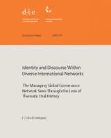 Identity and discourse within diverse international networks: the Managing Global Governance network seen through the lenses of thematic oral history