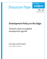 Development policy on the edge: towards a post-2015 global development agenda