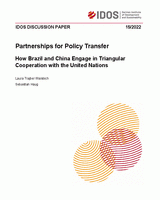 Partnerships for policy transfer: how Brazil and China engage in triangular cooperation with the United Nations