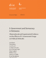 E-government and democracy in Botswana: observational and experimental evidence on the effect of e-government usage on political attitudes
