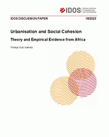 Urbanisation and social cohesion: theory and empirical evidence from Africa