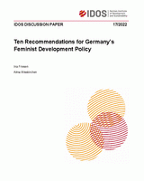 Ten recommendations for Germany’s feminist development policy