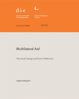 Multilateral aid: structural change and donor preferences